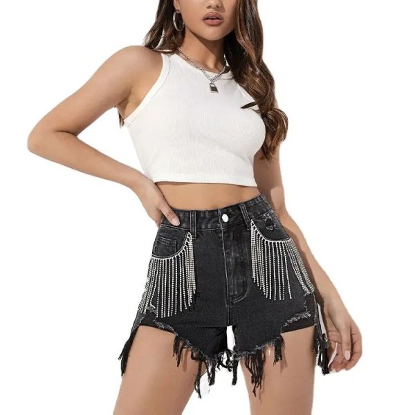 Ladies high waist short pants